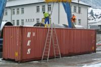 Hilfsgüter-Container für die Philippinen